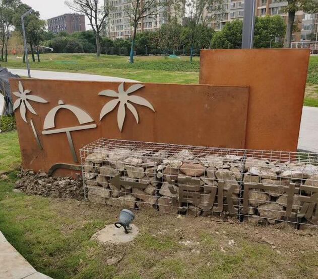 融安锈钢板挡土墙